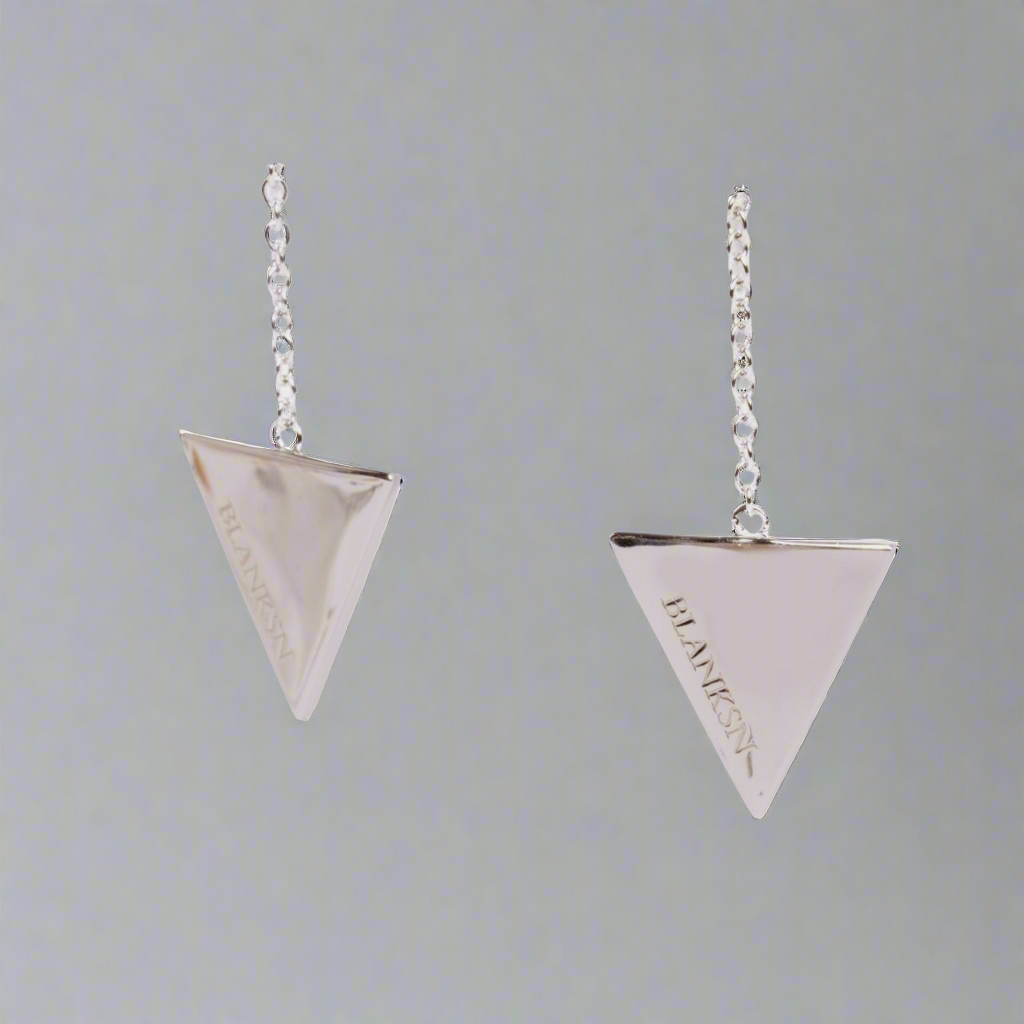 Female Energy Drop Earrings Silver (925 Sterling Silver)