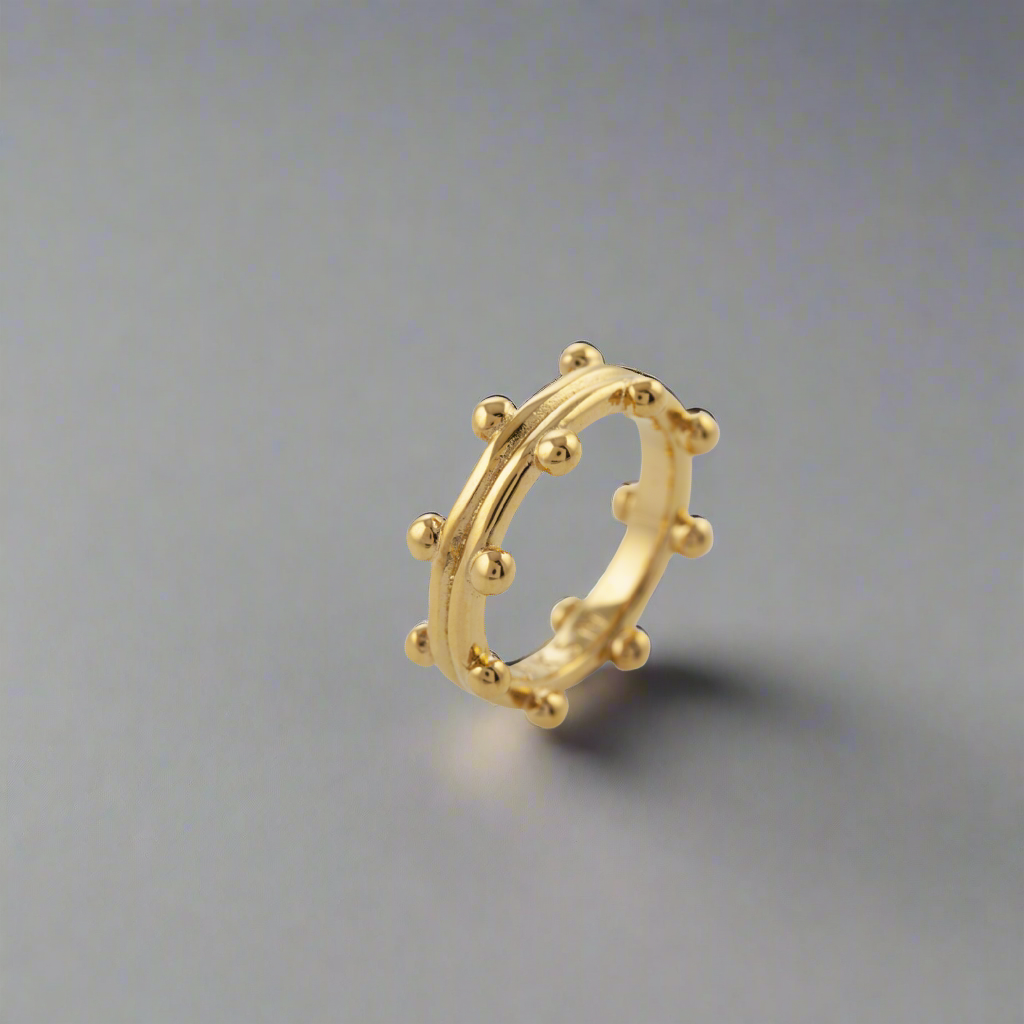 Unity Bobble Ring Gold, [motivational and inspirational Jewellery], [beautiful Jewellery]