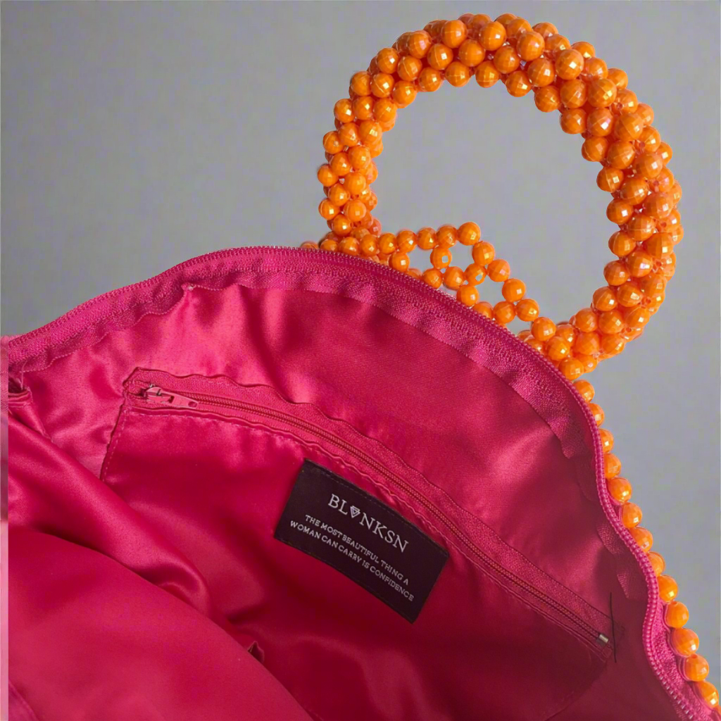 'FLAWLESS' Handcrafted Beaded Bag - Blanksn Jewellery-[motivational and inspirational Jewellery]- [beautiful Jewellery]