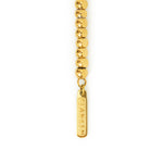 Born a Queen Stainless Steel Beaded Necklace in Gold– A symbol of strength and empowerment. [Motivational and inspirational jewellery], [beautiful jewellery].