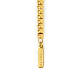 Born a Queen Stainless Steel Beaded Necklace in Gold– A symbol of strength and empowerment. [Motivational and inspirational jewellery], [beautiful jewellery].