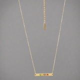 Queen Necklace Gold, [motivational and inspirational Jewellery], [beautiful Jewellery]