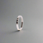 Female Energy Triangle Engraved Ring Silver | Inspirational Jewellery