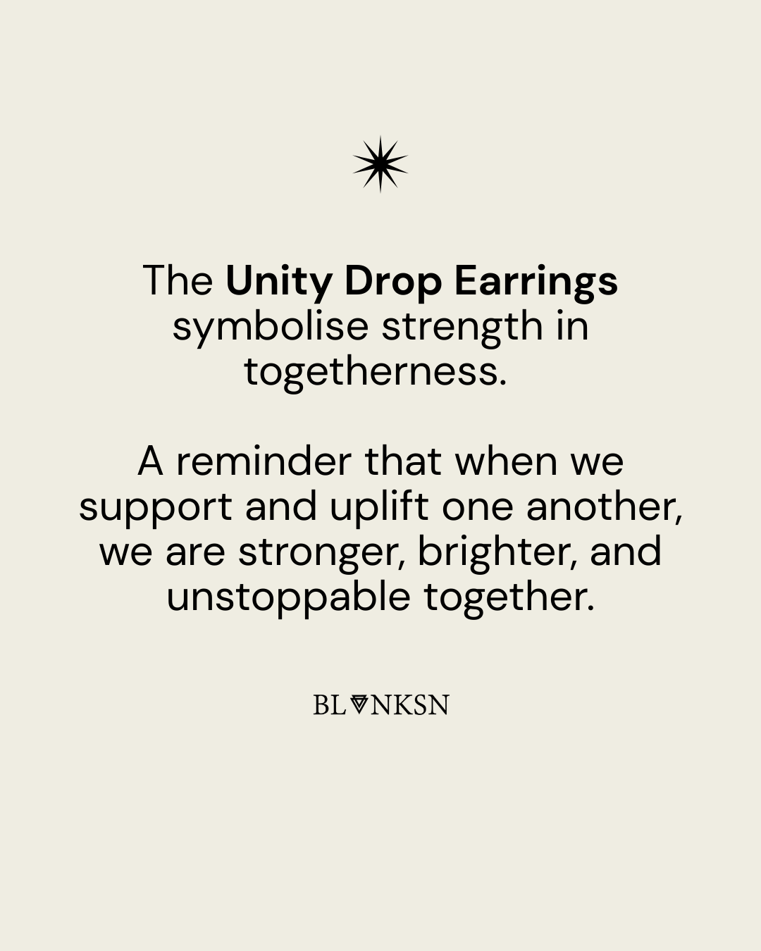 Unity Circle Drop Earrings Silver - Blanksn Jewellery-[motivational and inspirational Jewellery]- [beautiful Jewellery]