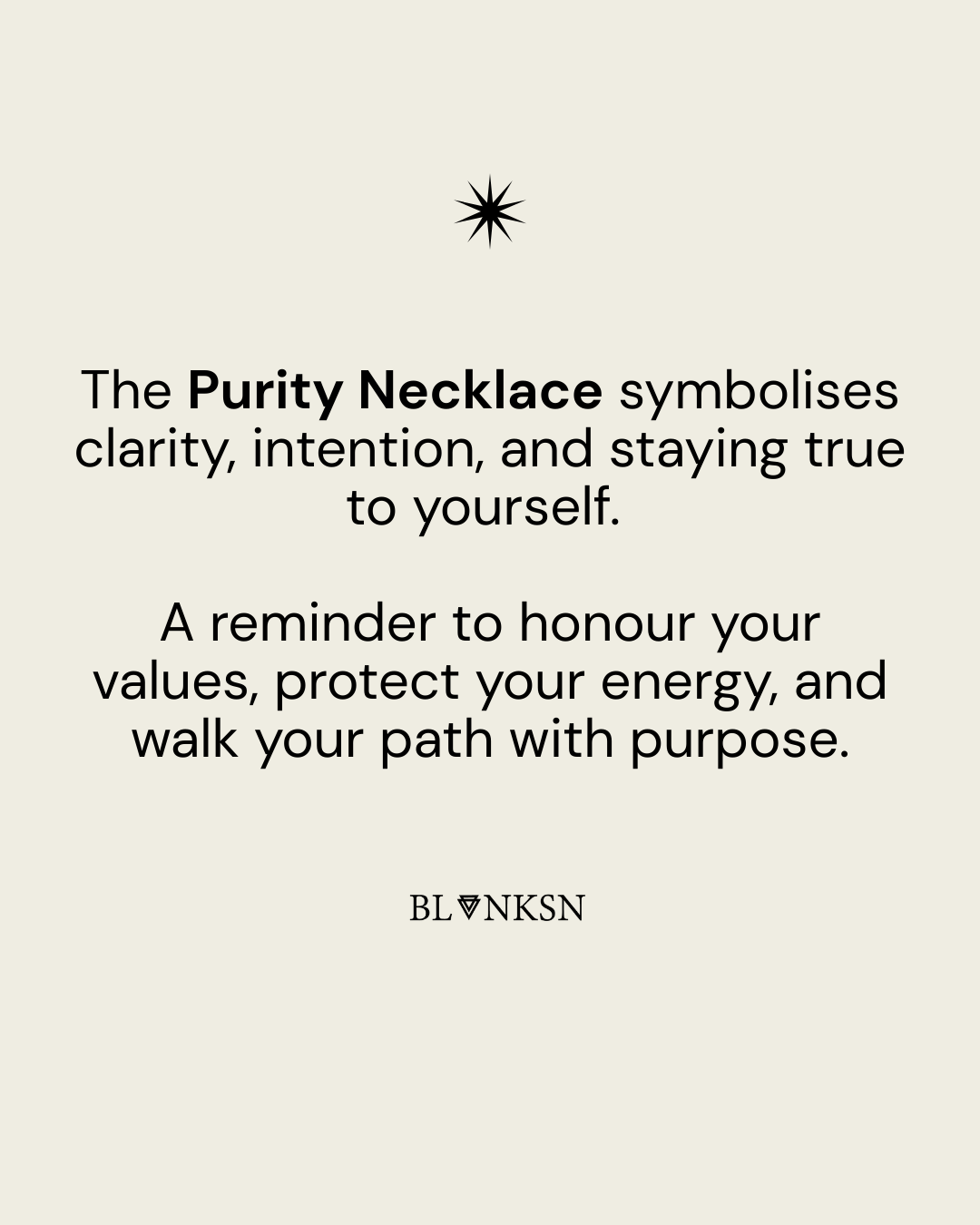 Purity Triangle Bobble Chain Necklace Silver - Blanksn Jewellery-[motivational and inspirational Jewellery]- [beautiful Jewellery]