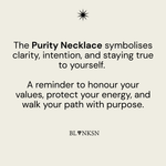 Purity Triangle Bobble Chain Necklace Silver - Blanksn Jewellery-[motivational and inspirational Jewellery]- [beautiful Jewellery]