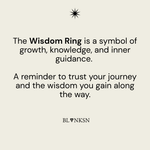 Wisdom Turquoise Triangle Ring Gold - Blanksn Jewellery-[motivational and inspirational Jewellery]- [beautiful Jewellery]