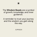 Wisdom Beads Turquoise and Gold - Blanksn Jewellery-[motivational and inspirational Jewellery]- [beautiful Jewellery]
