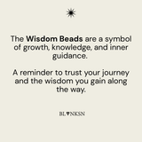 Wisdom Beads Turquoise and Gold - Blanksn Jewellery-[motivational and inspirational Jewellery]- [beautiful Jewellery]