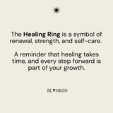 Healing Green Triangle Ring Silver - Blanksn Jewellery-[motivational and inspirational Jewellery]- [beautiful Jewellery]
