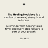 Healing Triangle Bobble Chain Necklace Silver - Blanksn Jewellery-[motivational and inspirational Jewellery]- [beautiful Jewellery]