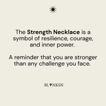 Strength Triangle Double Chain Necklace Silver - Blanksn Jewellery-[motivational and inspirational Jewellery]- [beautiful Jewellery]
