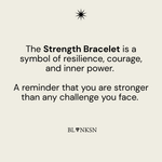 Have Strength Bracelet Gold (925 Sterling Silver) - Blanksn Jewellery-[motivational and inspirational Jewellery]- [beautiful Jewellery]