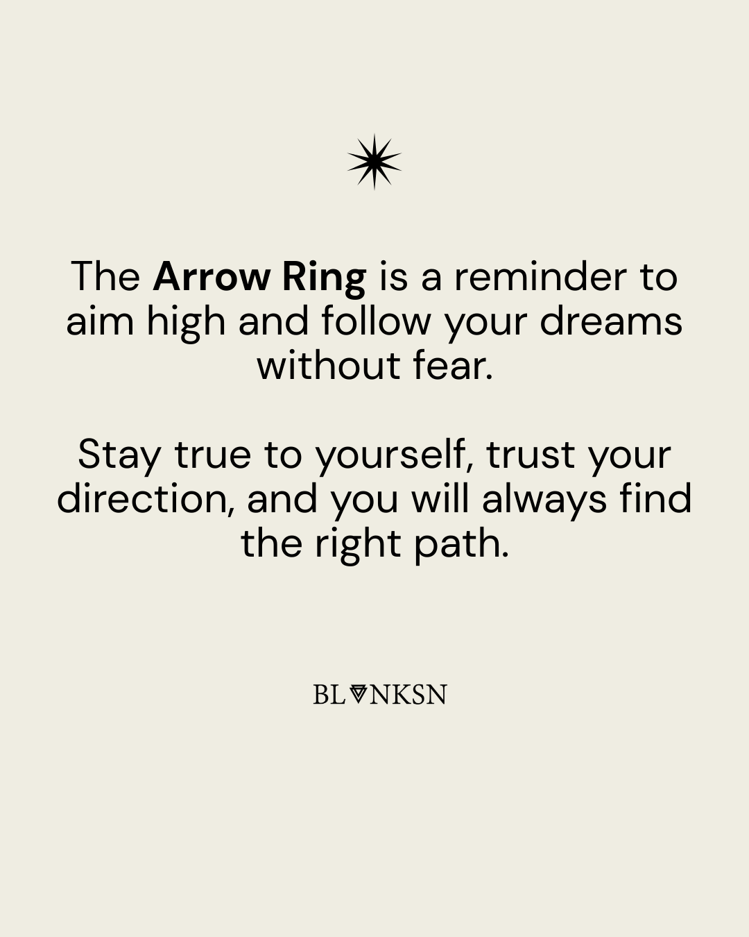 Arrow Direction Ring Gold - Blanksn Jewellery-[motivational and inspirational Jewellery]- [beautiful Jewellery]