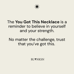 You Got This Necklace Gold - Blanksn Jewellery-[motivational and inspirational Jewellery]- [beautiful Jewellery]