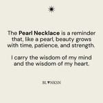 Pearls of Love Necklace Gold - Blanksn Jewellery-[motivational and inspirational Jewellery]- [beautiful Jewellery]