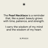 Pearls of Love Necklace Gold - Blanksn Jewellery-[motivational and inspirational Jewellery]- [beautiful Jewellery]