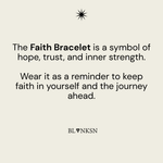 Have Faith Bracelet Silver (925 Sterling Silver) - Blanksn Jewellery-[motivational and inspirational Jewellery]- [beautiful Jewellery]