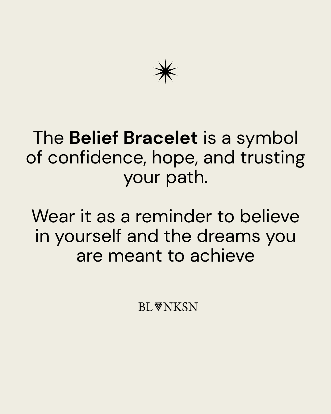 Have Belief Bracelet Gold (925 Sterling Silver) - Blanksn Jewellery-[motivational and inspirational Jewellery]- [beautiful Jewellery]