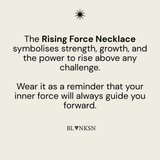 Rising Force Snake Chain Necklace Silver (925 Sterling Silver) - Blanksn Jewellery-[motivational and inspirational Jewellery]- [beautiful Jewellery]