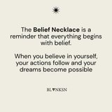 Belief Triangle Double Chain Necklace Silver - Blanksn Jewellery-[motivational and inspirational Jewellery]- [beautiful Jewellery]