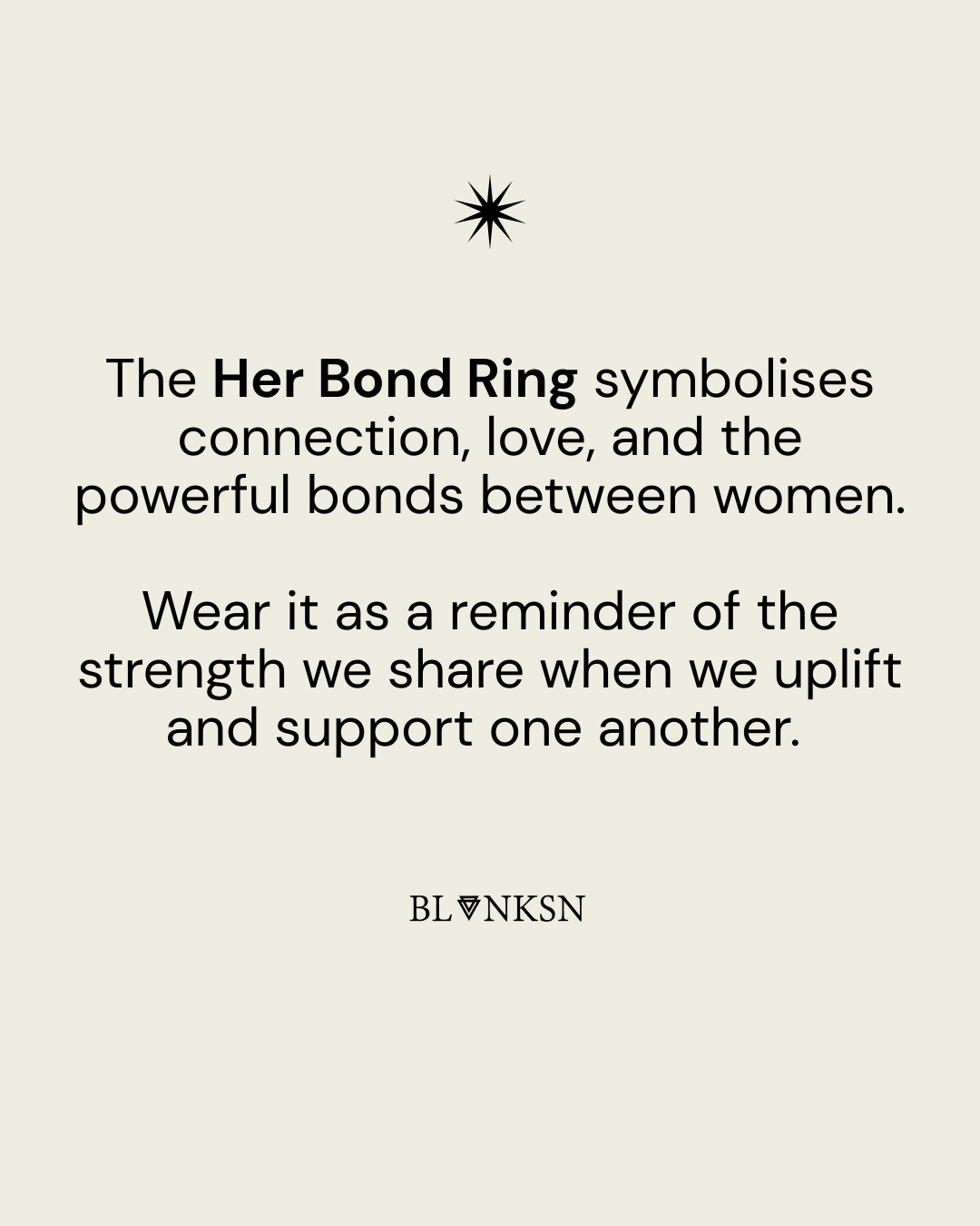Her Bond Ring Silver (925 Sterling Silver) - Blanksn Jewellery-[motivational and inspirational Jewellery]- [beautiful Jewellery]