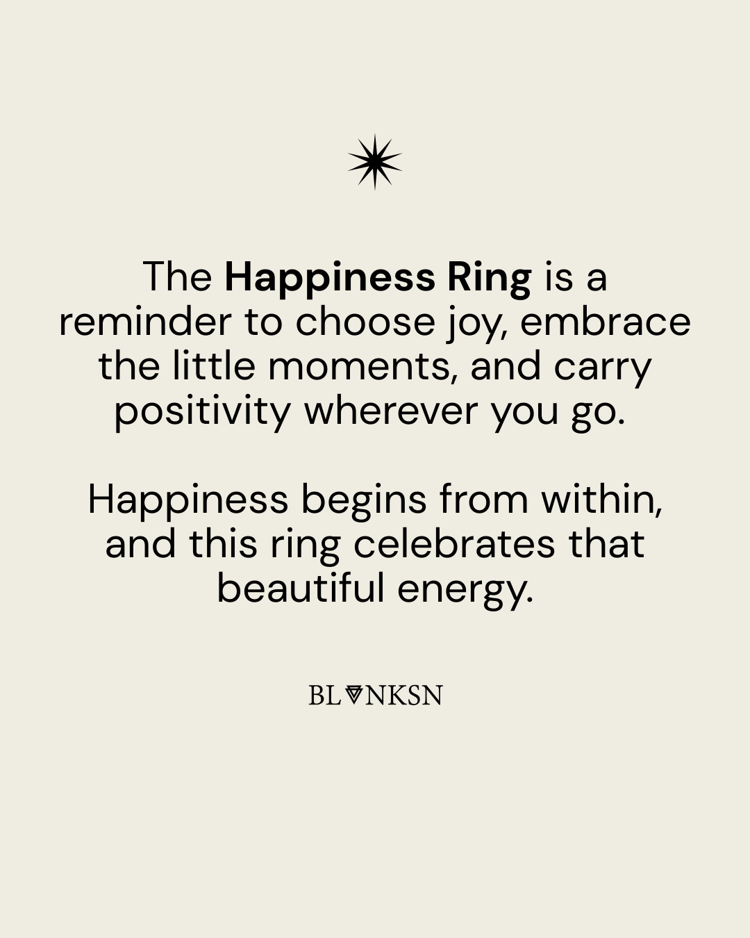 Happiness Yellow Triangle Ring Silver - Blanksn Jewellery-[motivational and inspirational Jewellery]- [beautiful Jewellery]