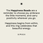 Happiness Beads Yellow and Gold - Blanksn Jewellery-[motivational and inspirational Jewellery]- [beautiful Jewellery]