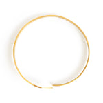 Belief Arrow Bangle Gold | Inspirational Jewellery