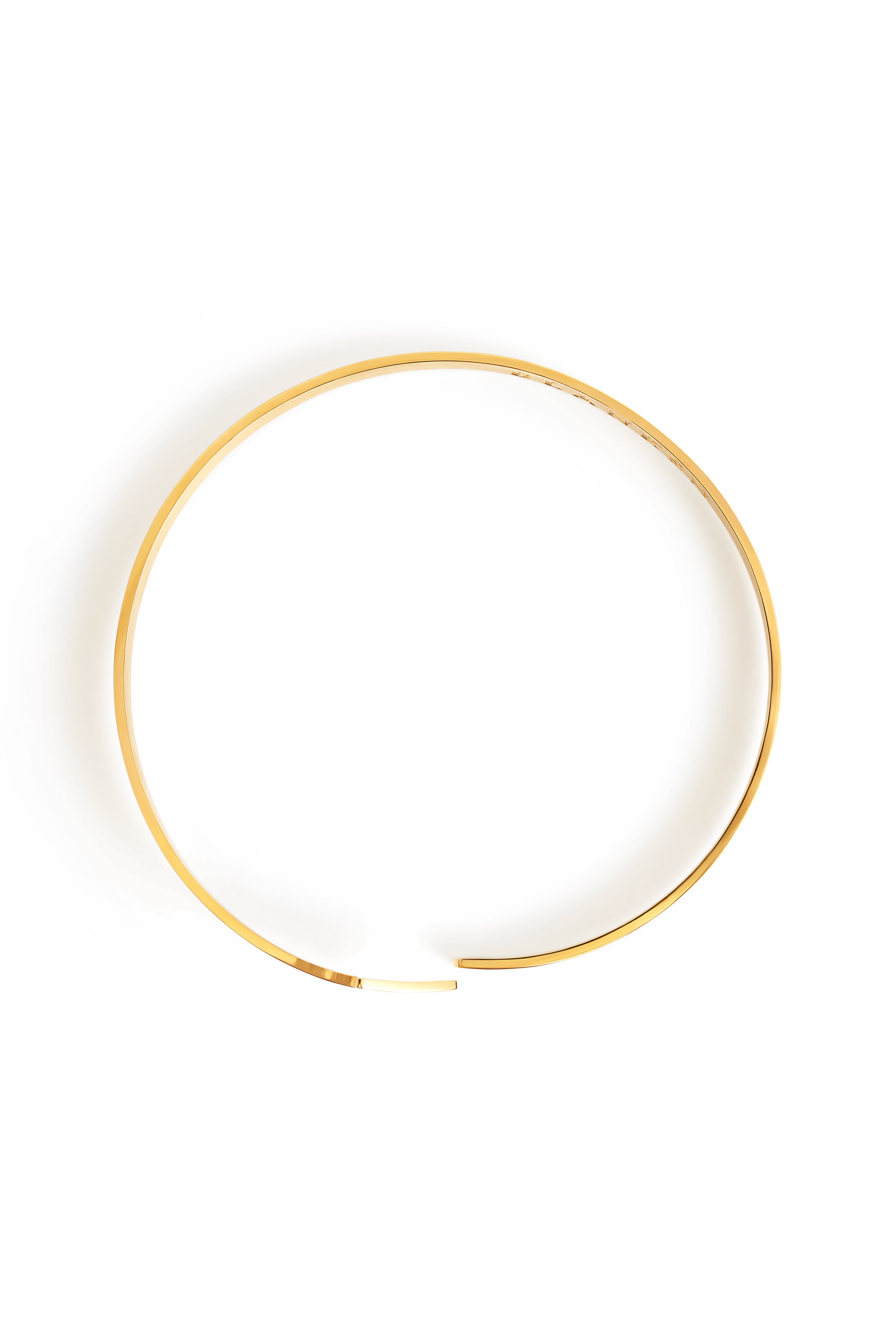 Belief Arrow Bangle Gold | Inspirational Jewellery