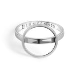 Unity Circle Ring Silver (925 Sterling Silver), [motivational and inspirational Jewellery], [beautiful Jewellery]