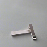 The 'I' Self Love Bar Drop Earrings Silver