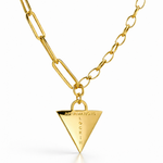 Chunky Gold Padlock Necklace [motivational and inspirational Jewellery], [beautiful Jewellery]