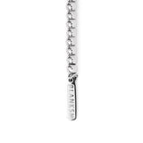 Born a Queen Stainless Steel Beaded Necklace in Silver – A symbol of strength and empowerment. [Motivational and inspirational jewellery], [beautiful jewellery].