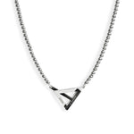 Born a Queen Stainless Steel Beaded Necklace in Silver– A symbol of strength and empowerment. [Motivational and inspirational jewellery], [beautiful jewellery].
