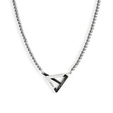 Born a Queen Stainless Steel Beaded Necklace in Silver– A symbol of strength and empowerment. [Motivational and inspirational jewellery], [beautiful jewellery].