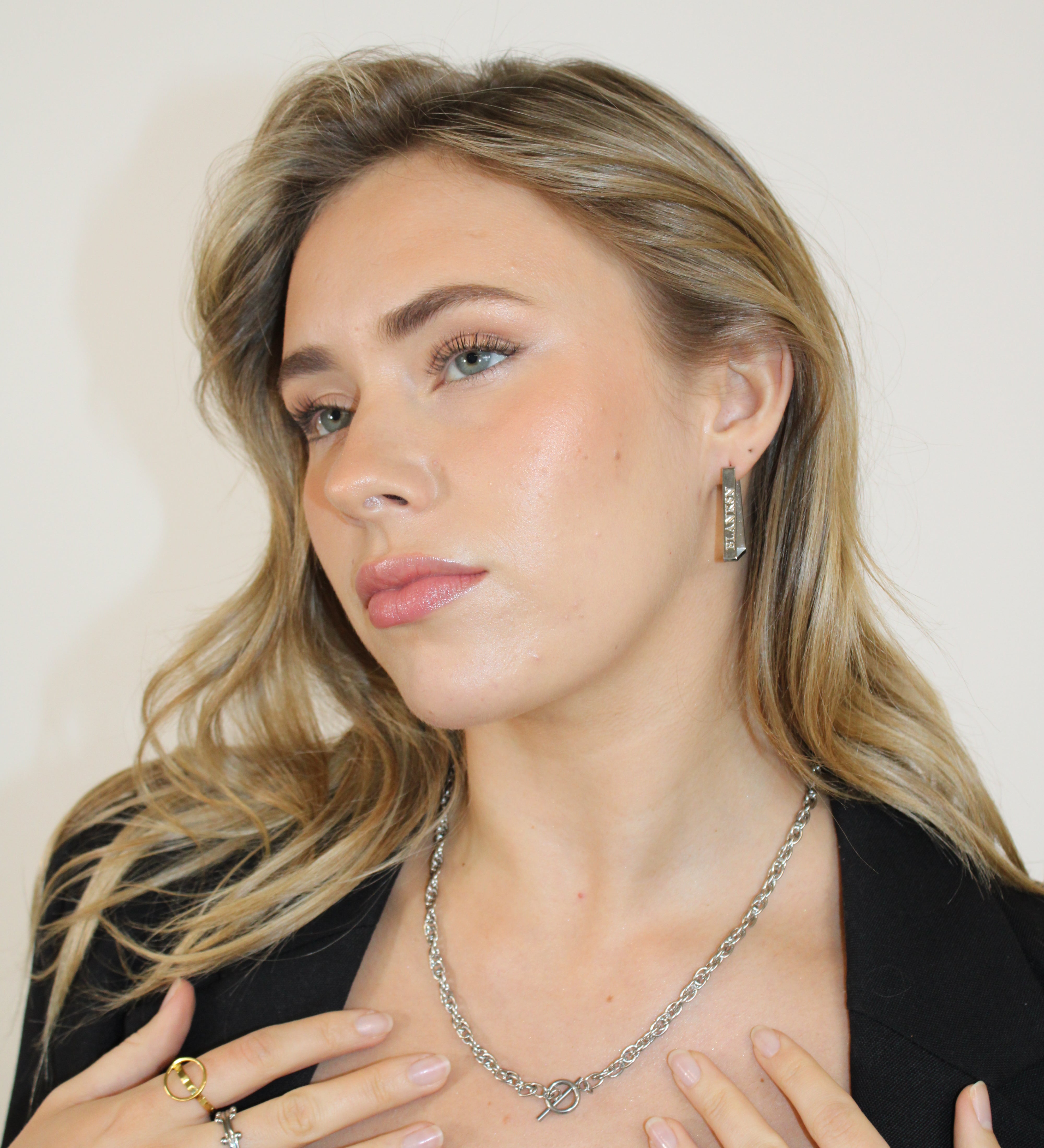 Linked Chain Stainless Steel Necklace In Silver, [motivational and inspirational Jewellery], [beautiful Jewellery]