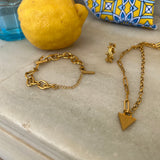 Chunky Gold Padlock Necklace [motivational and inspirational Jewellery], [beautiful Jewellery]