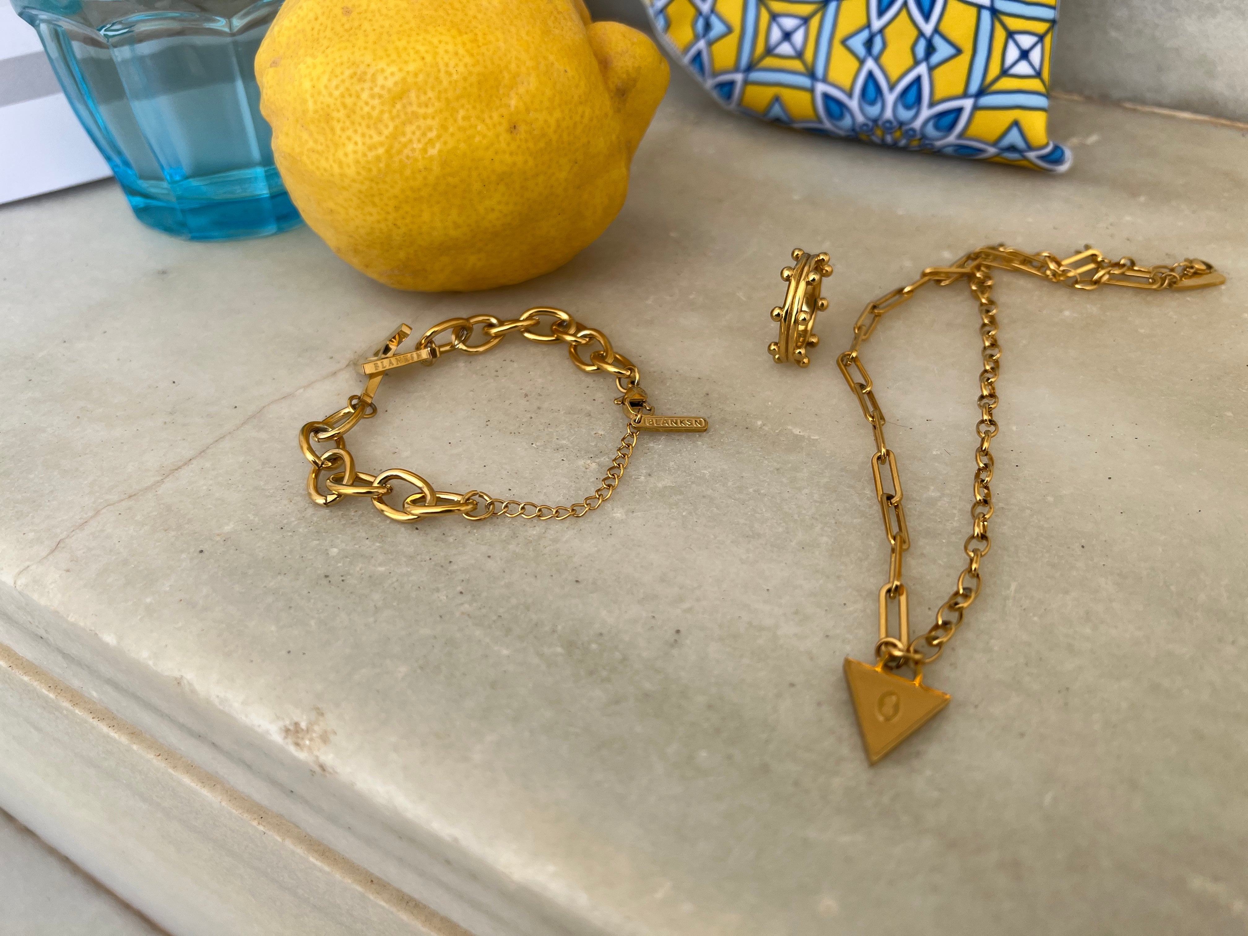 Chunky Gold Padlock Necklace [motivational and inspirational Jewellery], [beautiful Jewellery]