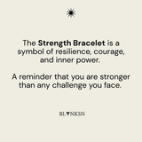 Have Strength Bracelet Silver (925 Sterling Silver) - Blanksn Jewellery-[motivational and inspirational Jewellery]- [beautiful Jewellery]