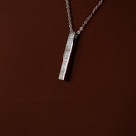 Empowered Woman Necklace Silver