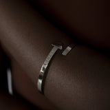 Belief Arrow Bangle Silver | Inspirational Jewellery