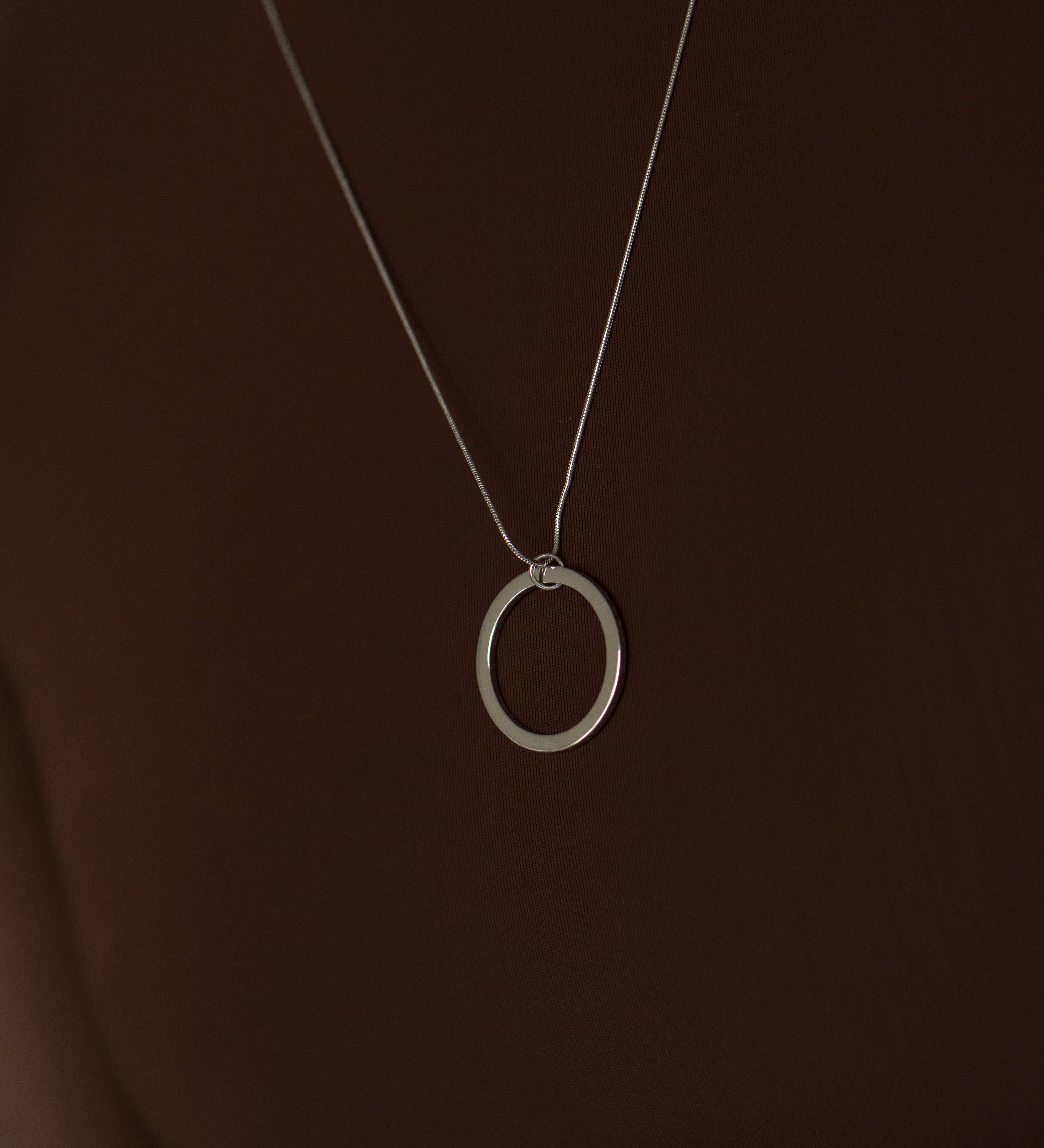 Unity Circle Snake Chain Necklace Silver (925 Sterling Silver) | Inspirational Jewellery