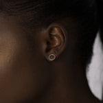 Unity Circle Studs Silver (925 Sterling Silver) | Inspirational Jewellery