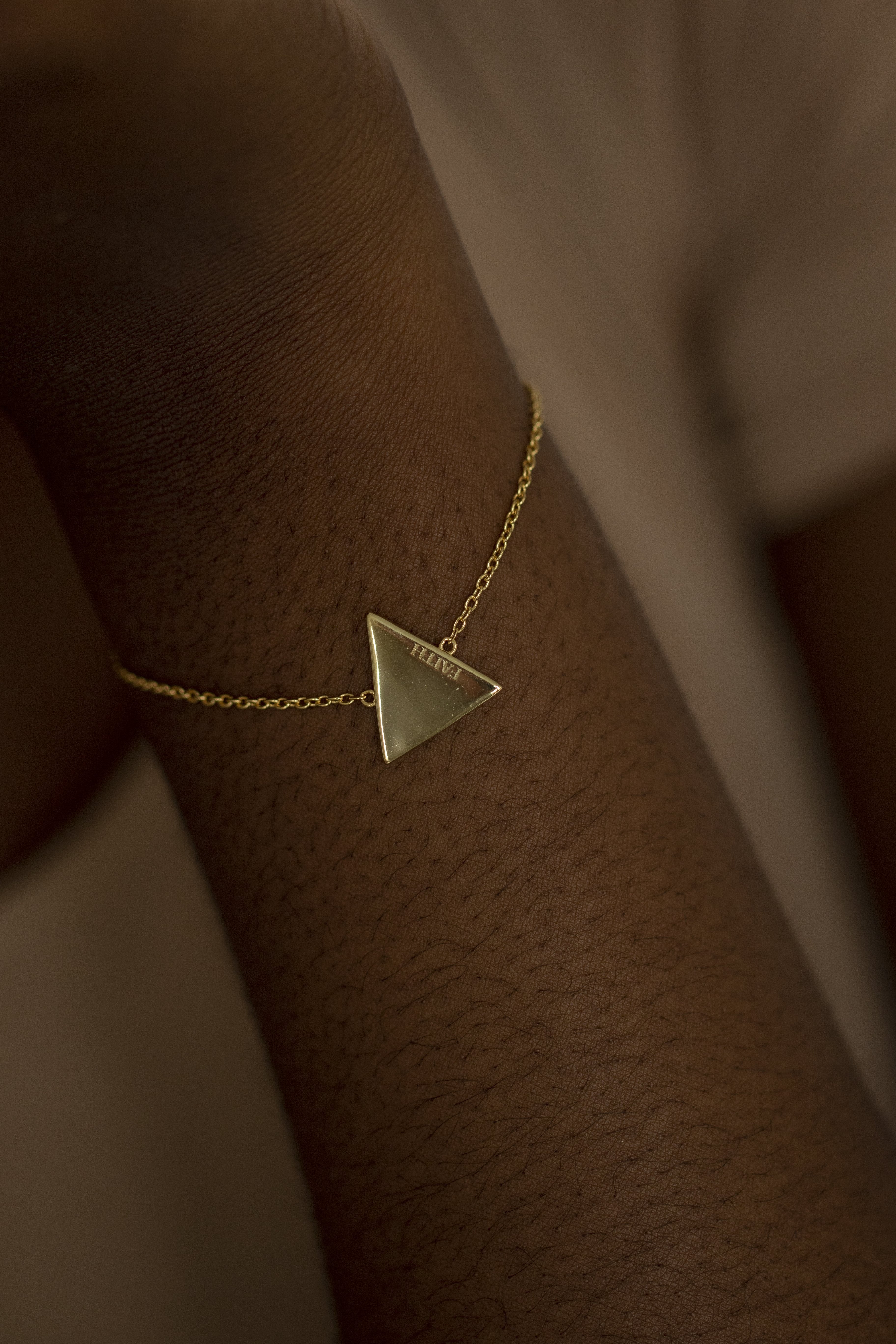 Have Faith Bracelet Gold (925 Sterling Silver) | Inspirational Jewellery