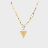 Chunky Gold Padlock Necklace [motivational and inspirational Jewellery], [beautiful Jewellery]