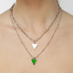 Chunky Silver Padlock Necklace [motivational and inspirational Jewellery], [beautiful Jewellery]