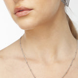 Healing Triangle Bobble Chain Necklace Silver, [motivational and inspirational Jewellery], [beautiful Jewellery]