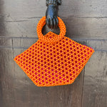 'FLAWLESS' Handcrafted Orange Beaded Bag - Blanksn Jewellery-[motivational and inspirational Jewellery]- [beautiful Jewellery]